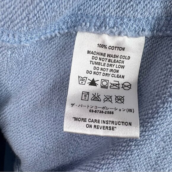 Burton sweater hoodie zip up vintage zipper Women's Light Blue Bomber Jacket - Picture 9 of 12